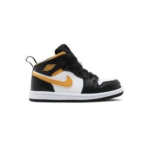 Air Jordan 1 Mid TD 'Black University Gold' 2021
